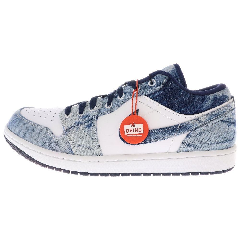 NIKE (ナイキ) AIR JORDAN 1 LOW WASHED DENIM CZ8455-100 エア