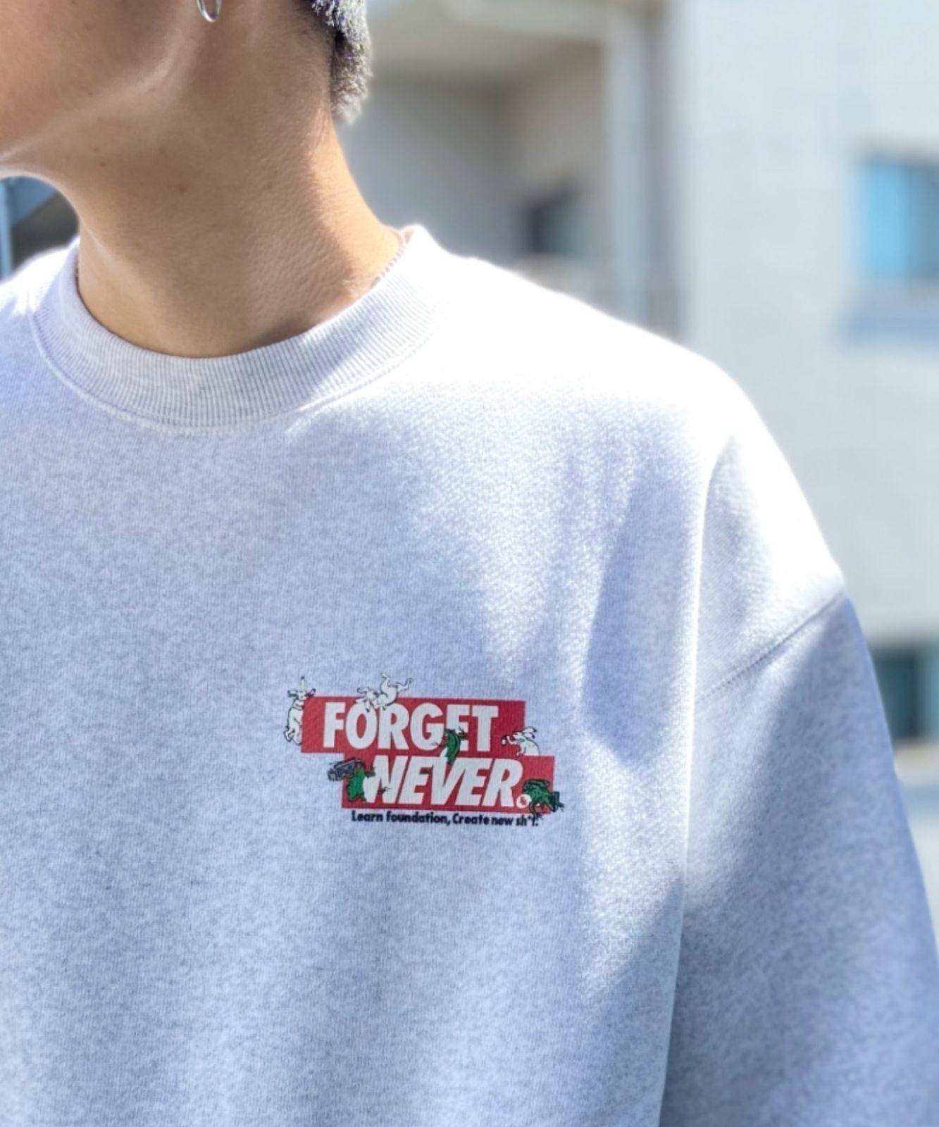 FORGET NEVER/フォーゲットネバー ヘビーウェイト 裏起毛 メンズ