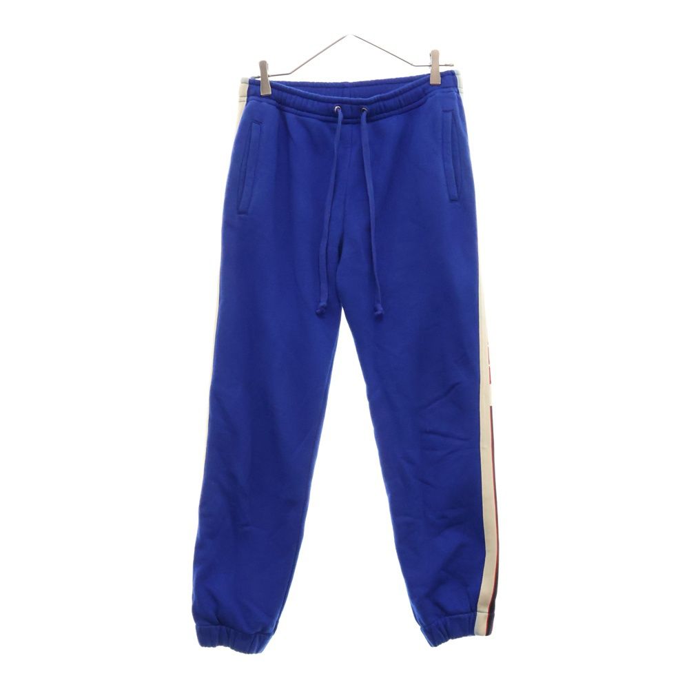 GUCCI グッチ テクニカルジャージー スウェットロングパンツ 554411-XJA0M ブルー
