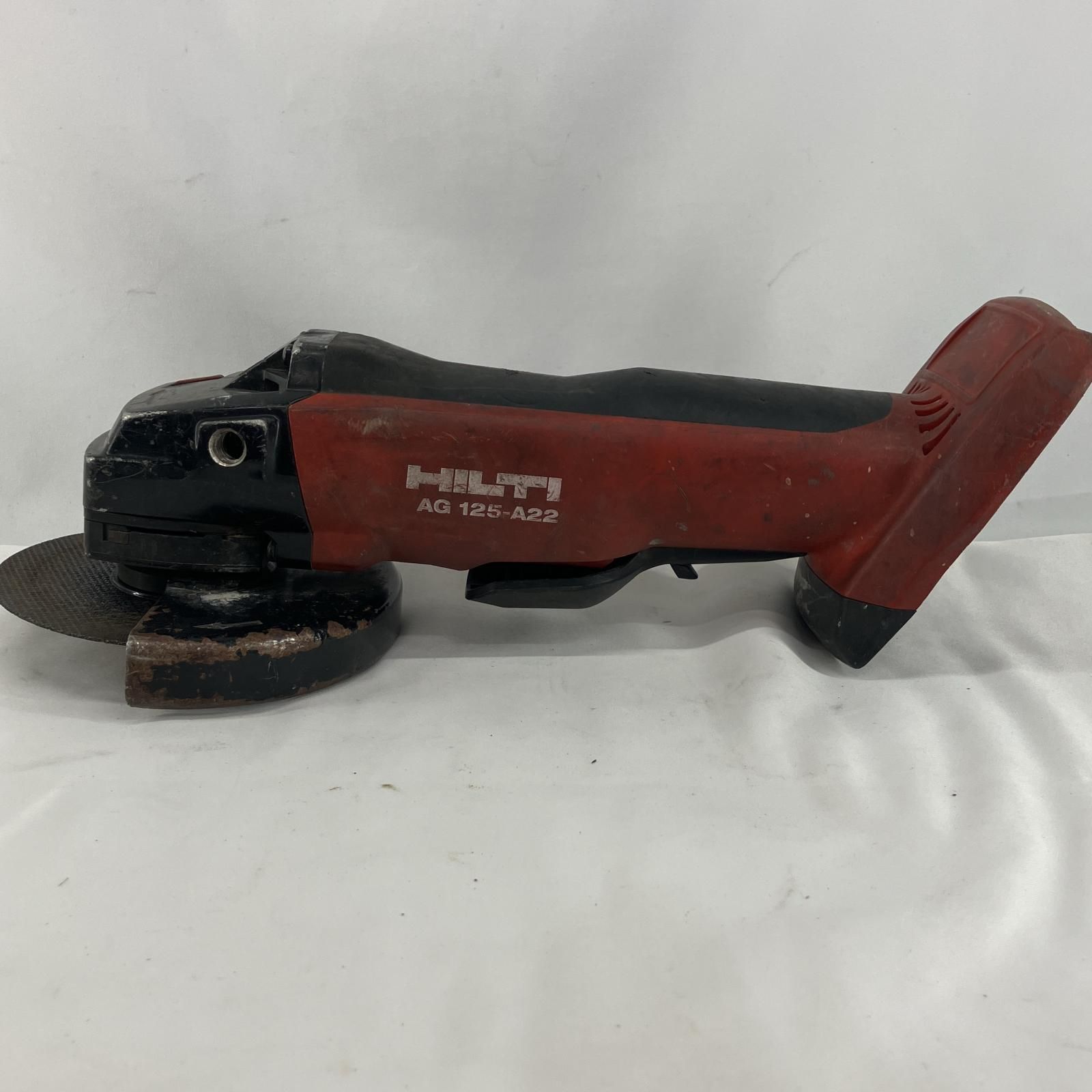 Hilti ヒルティ ディスクグラインダー Hilti AG125-A22 レッド 充電池1個付