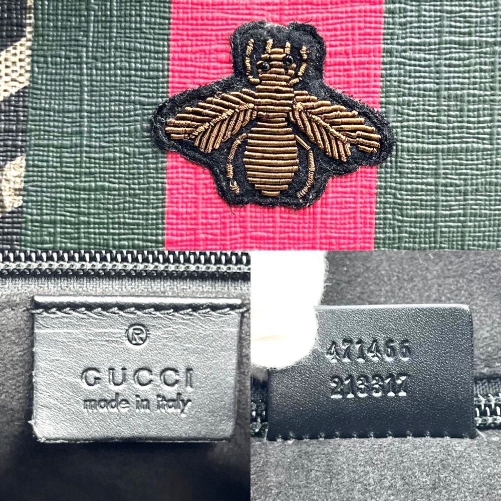 GUCCI グッチ GGカレイド ショルダーバッグ メッセンジャー 蜂 ビー-