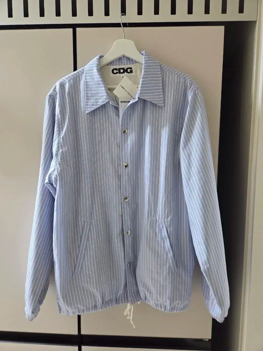 CDG ストライプ　コーチジャケット CDG: Coach Jacket (Stripe) | DSMNY E-SHOP