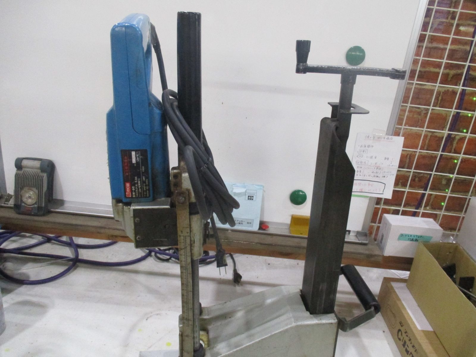 A0618K] RYOBI リョービ コミ栓角のみ DM-6C 動作品 RYOBI コミ栓角のみ