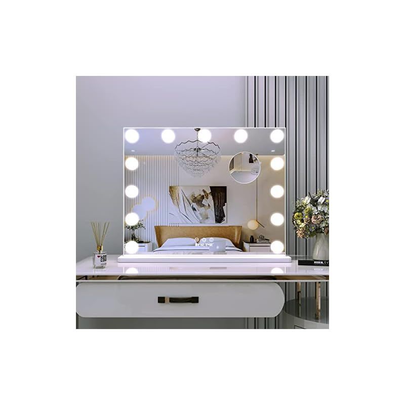 BEAUTME 女優ミラー 鏡 卓上 女優化粧鏡 大型 卓上ミラー ハ