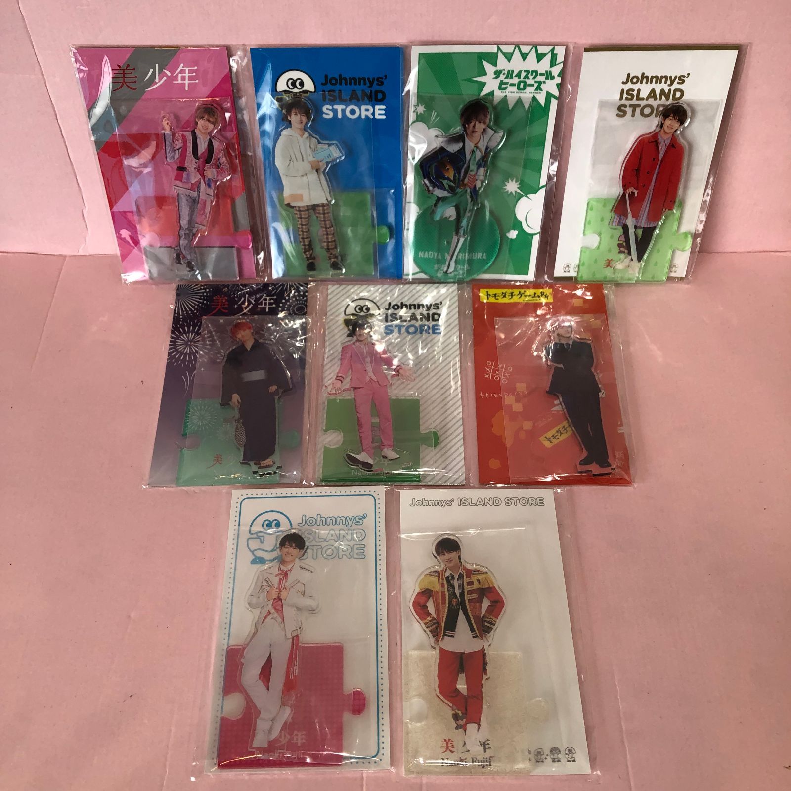 藤井直樹 アクスタ カードセット □美 少年 / 藤井 直樹 アクスタ 9個セット 未開封品