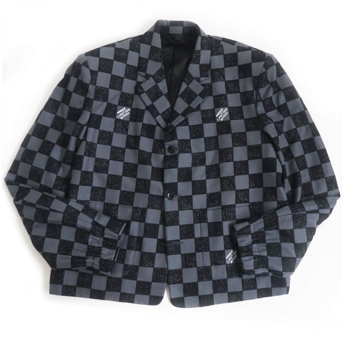 【美品】LOUIS VUITTON ボクシーカットジャケット 美品】LOUIS VUITTON ボクシーカットジャケット 極美品□21AW