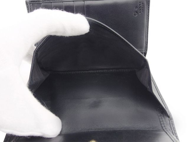 グッチ 三つ折り 財布 中長財布 レディース メンズ GGキャンバス 