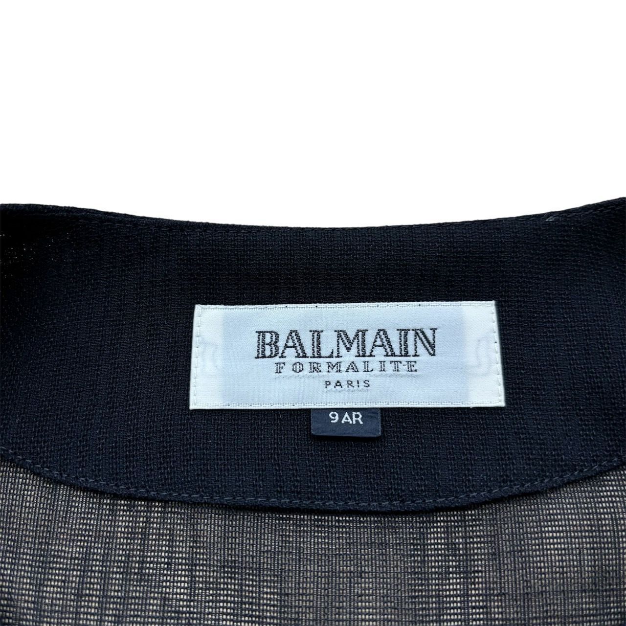 BALMAIN バルマン フォーマル ブラックフォーマル 夏 冠婚葬祭 喪服