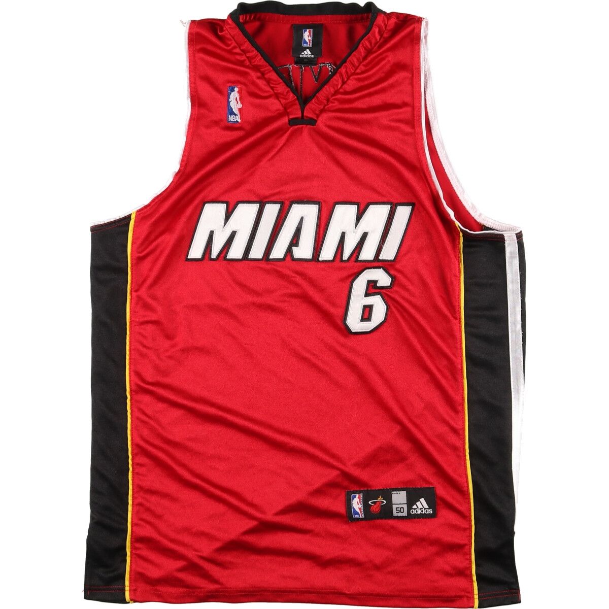 古着 アディダス adidas NBA MIAMI HEAT マイアミ ヒート V
