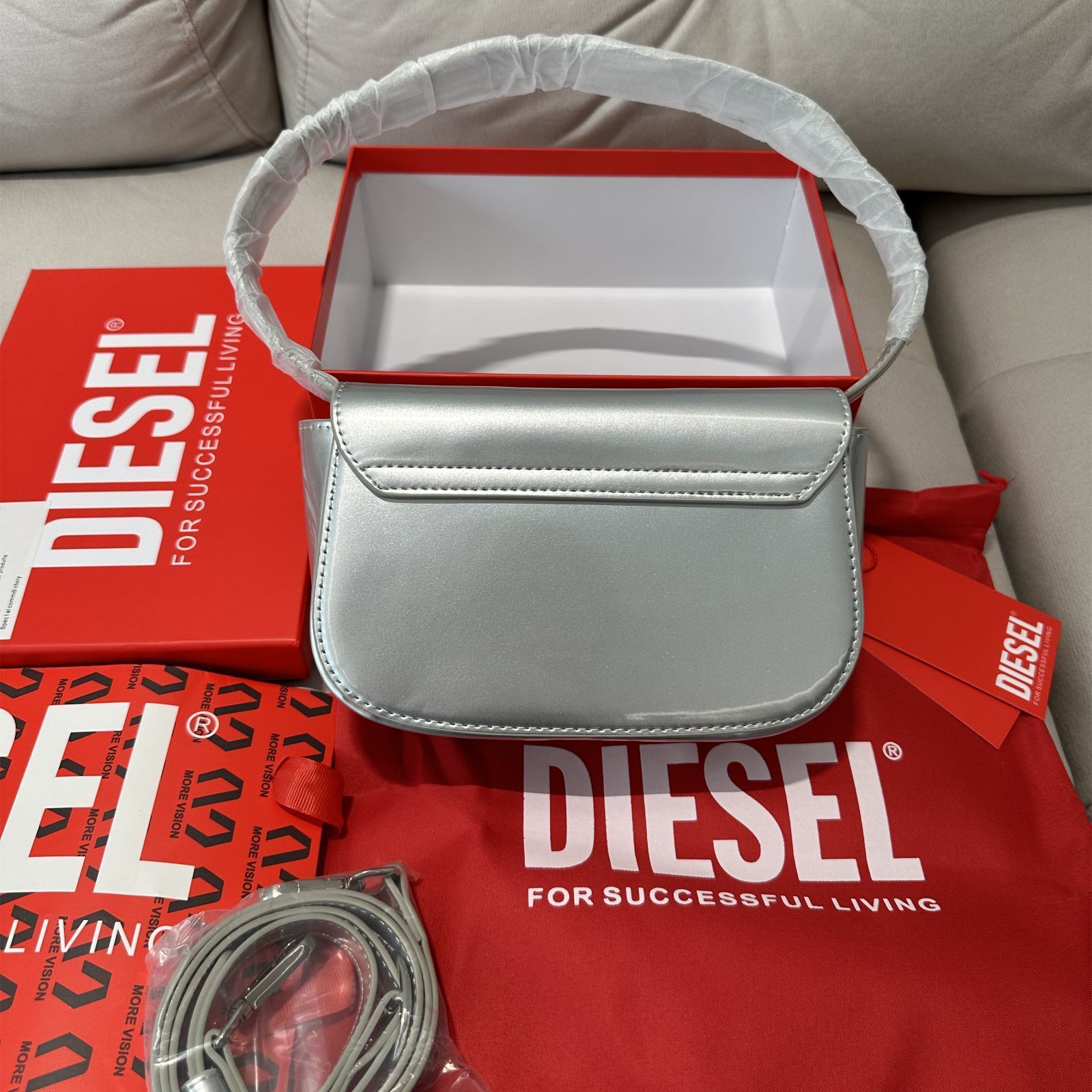 新品未使用 DIESELディーゼル 1DR キャンバス ショルダーバッグ