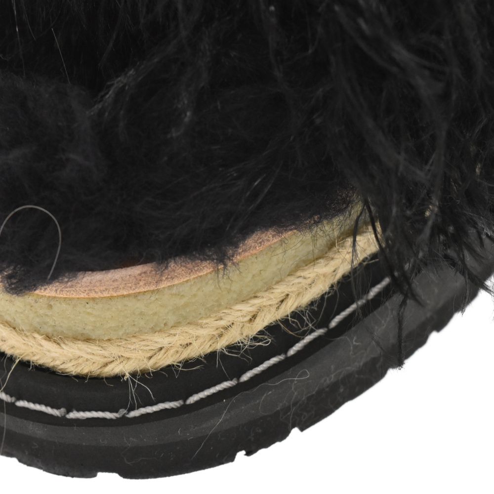 Sacai (サカイ) 22AW Mix Faux Fur Sandals ミックスフェイク