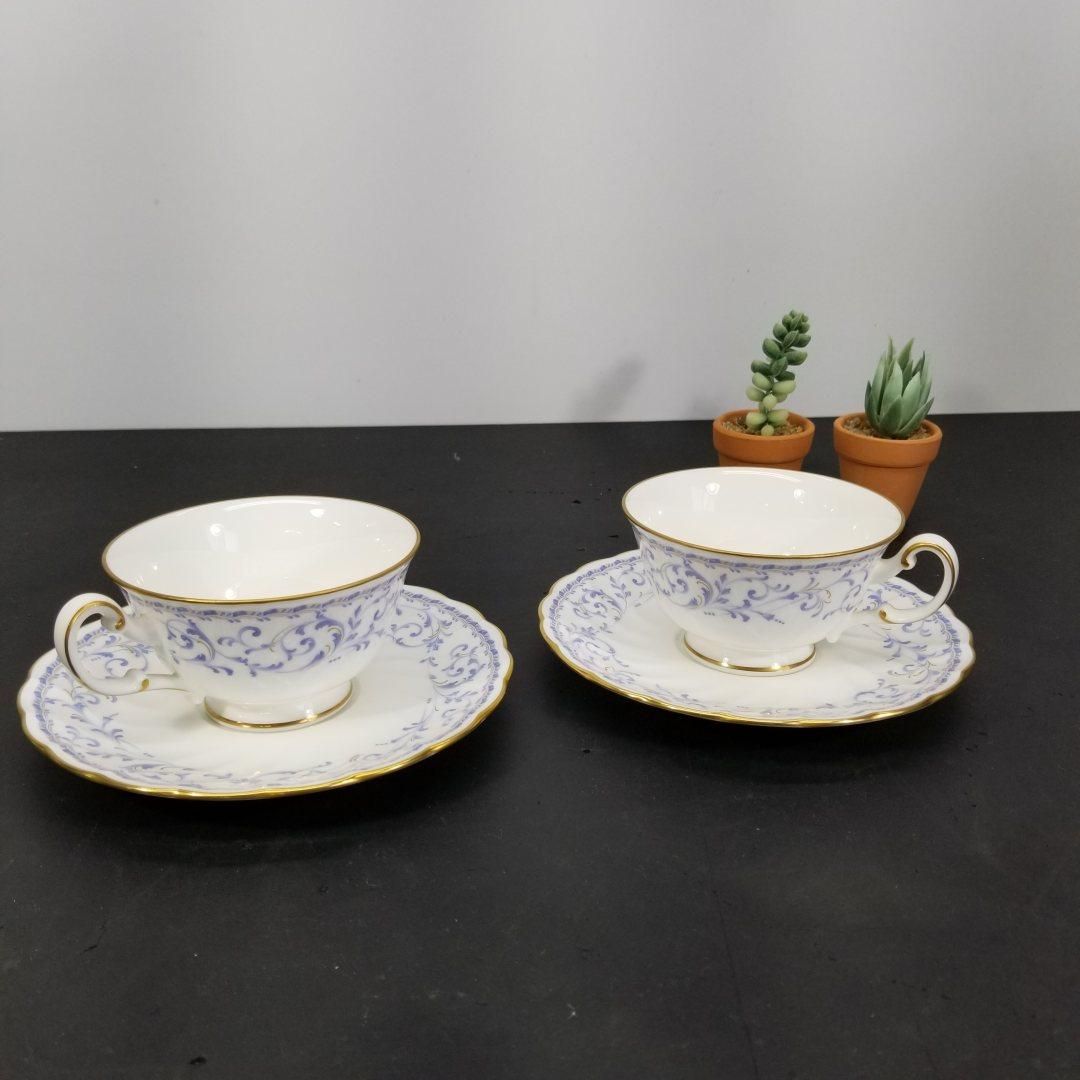 Noritake ノリタケ ボーンチャイナ カップ&ソーサー ペア 2客セット