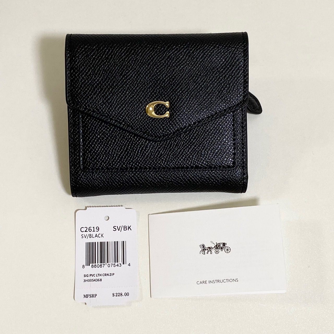 89%OFF!】 新品 COACH ウィン スモール ウォレット 二つ折り財布