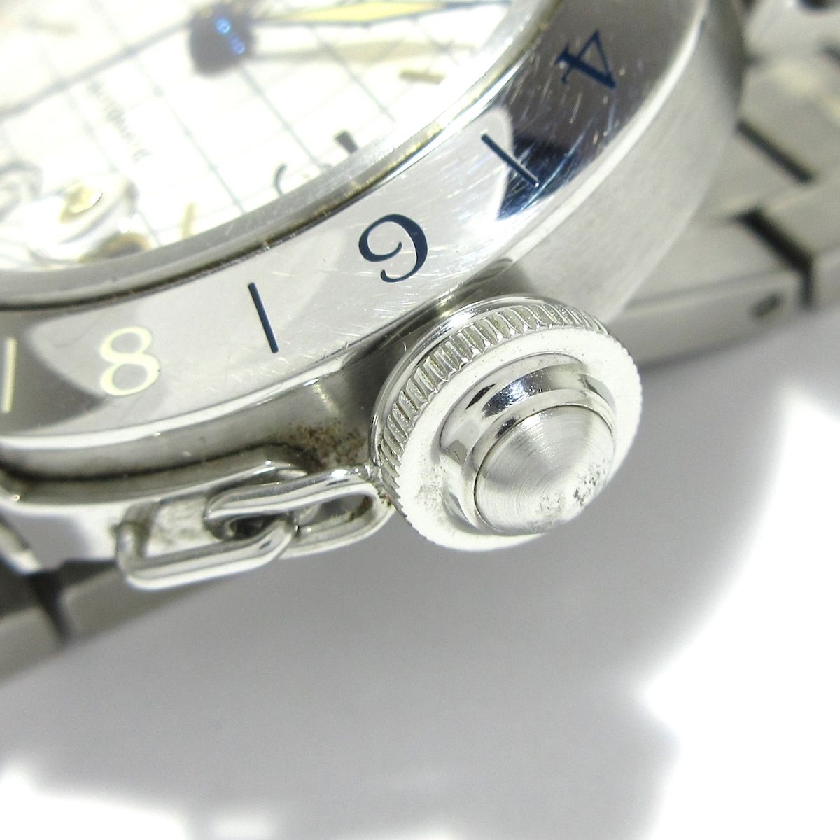Cartier(カルティエ) 腕時計 パシャCメリディアンGMT W31029M7 ボーイズ SS シルバー - メルカリ