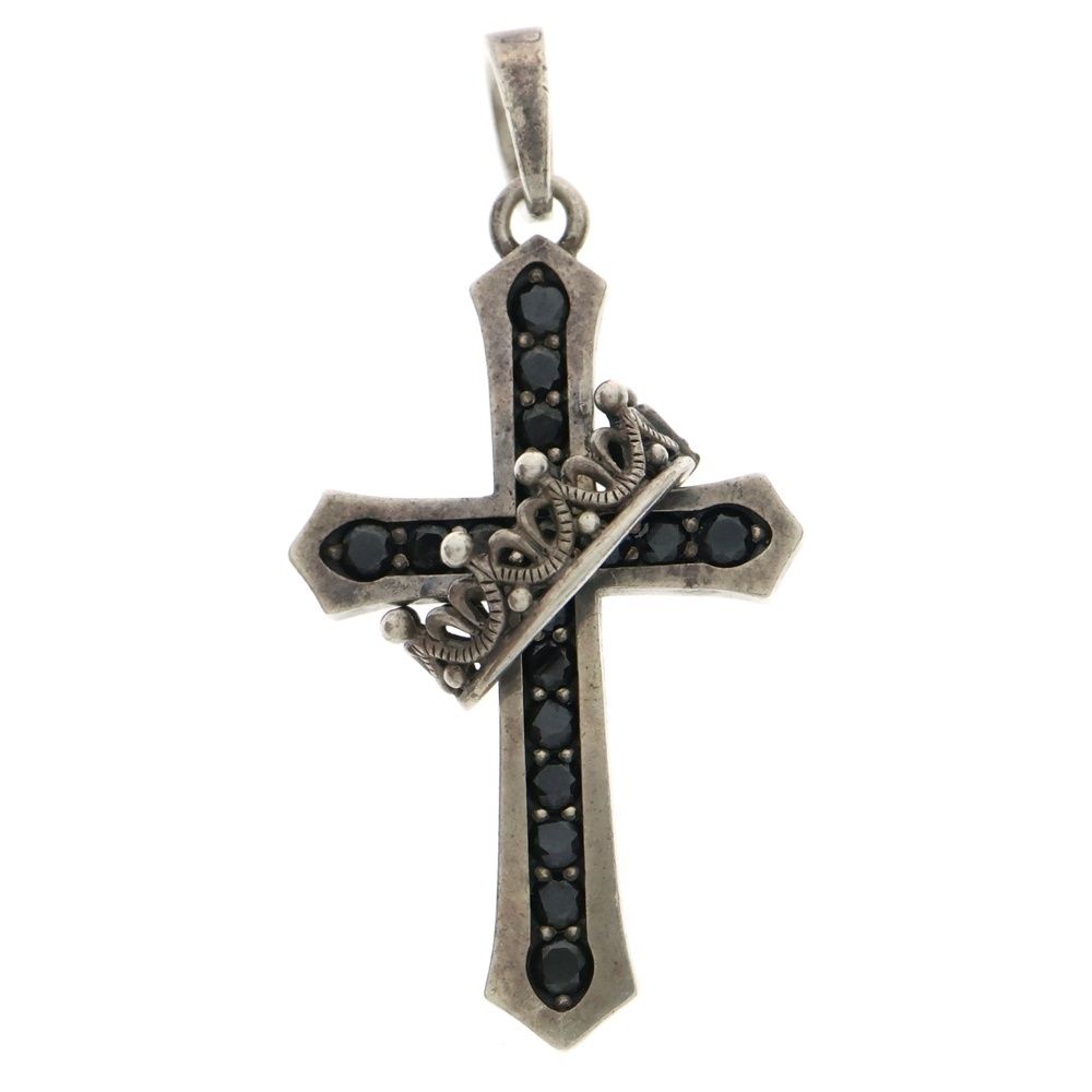 Justin Davis (ジャスティンデイヴィス) CROSS WITH CROWN STONE