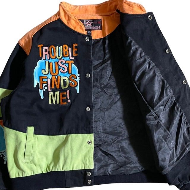 希少 JEFF HAMILTON looney tunes レーシングジャケット 90s JEFF HAMILTON × LOONEYTUNES レーシングJKT - メルカリ