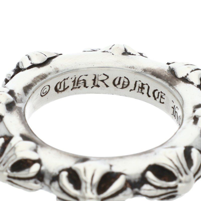 クロムハーツ CROSS BAND クロスバンド シルバーリング メンズ 9号 WWW_SHINETEETH_COM