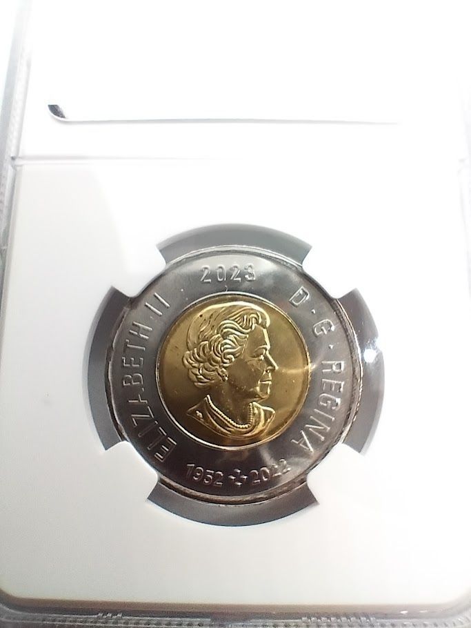 NGC gem UNC 2023年 $2 カナダ インディジェナス ピープルデー