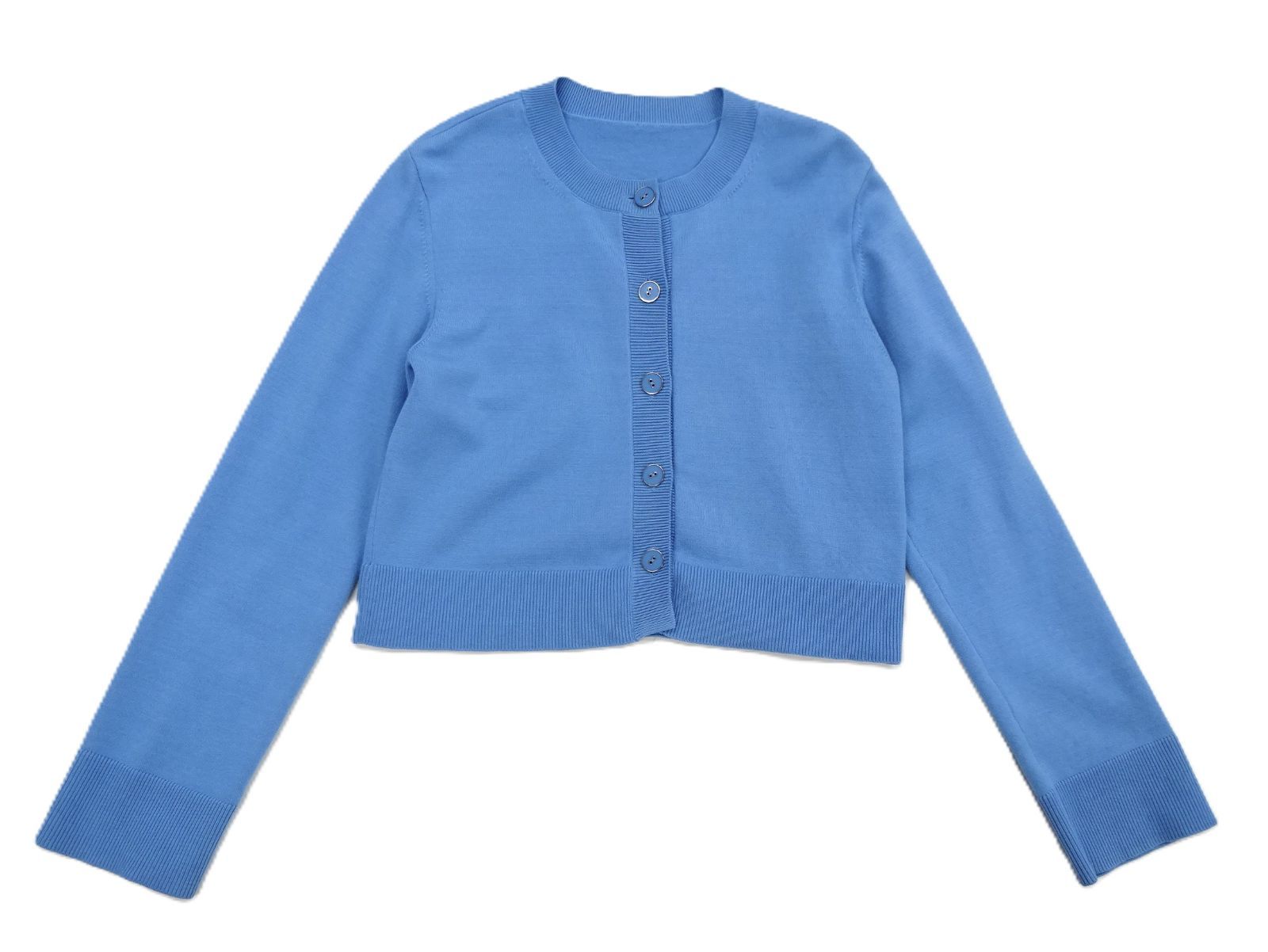 FOXY NEW YORK Cadigan Logan 44419 38 ブルー フォクシー カーディガン ローガン