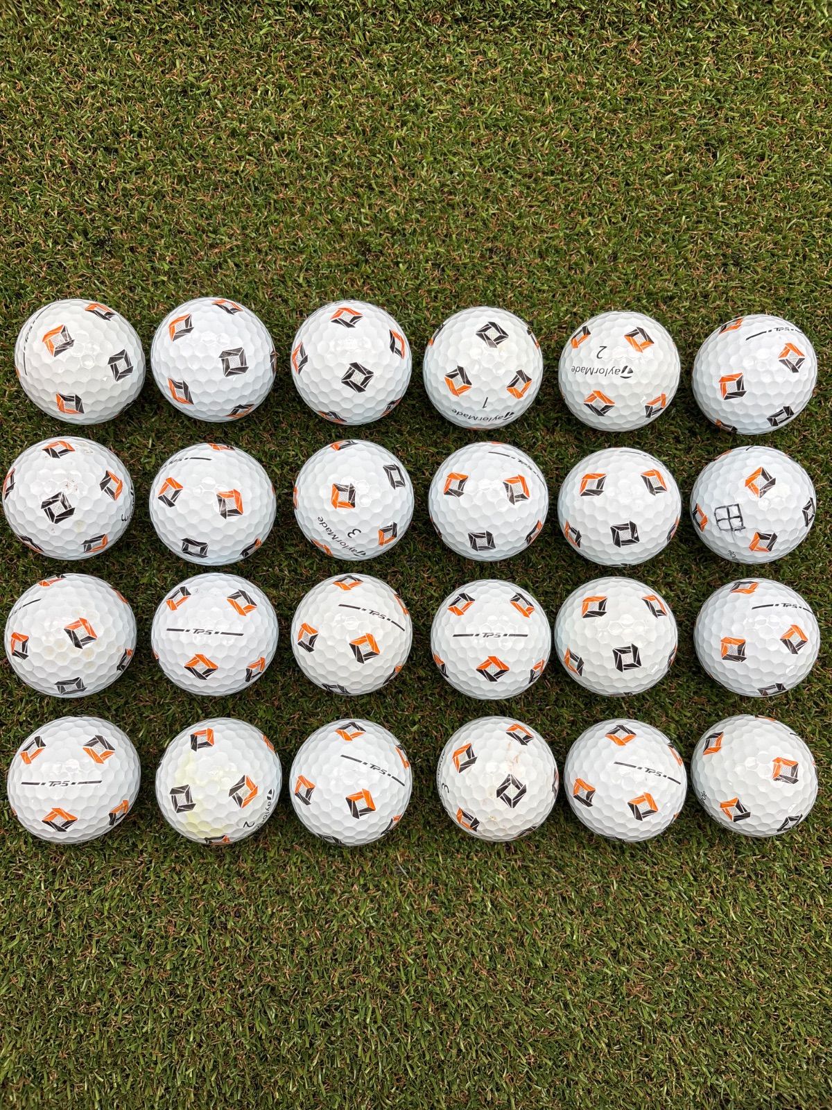 S131】テーラーメイド TP5X PIX 年式混合 ロストボール 24球