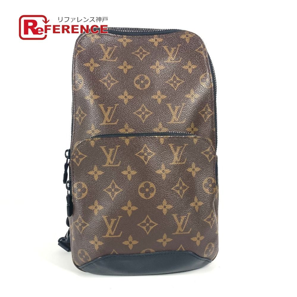 LOUIS VUITTON ルイヴィトン ボディバッグ アヴェニュースリングバッグ M45897 モノグラムマカサーキャンバス ブラウン