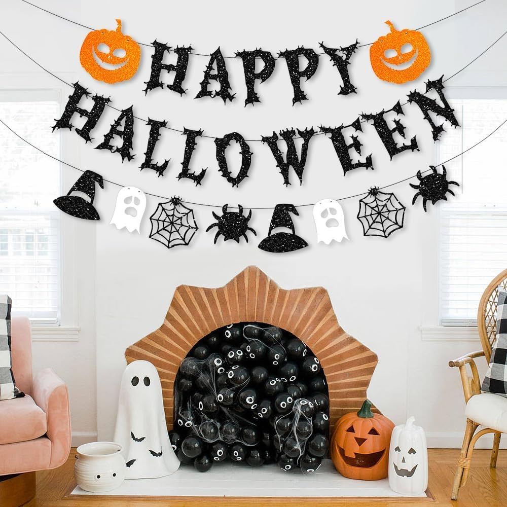 ○ハロウィン ガーランド 飾り 壁飾り パーティ　halloweenガーランド ハロウィン ガーランド 飾り付け パーティー飾り 3本セット 飾り物