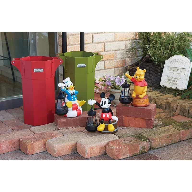 セール開催中！ セトクラフト ソーラーライト ミッキー SDD-2101 ブラック 17.3w×14.7l×21.7h 単位 cm 鍛造製