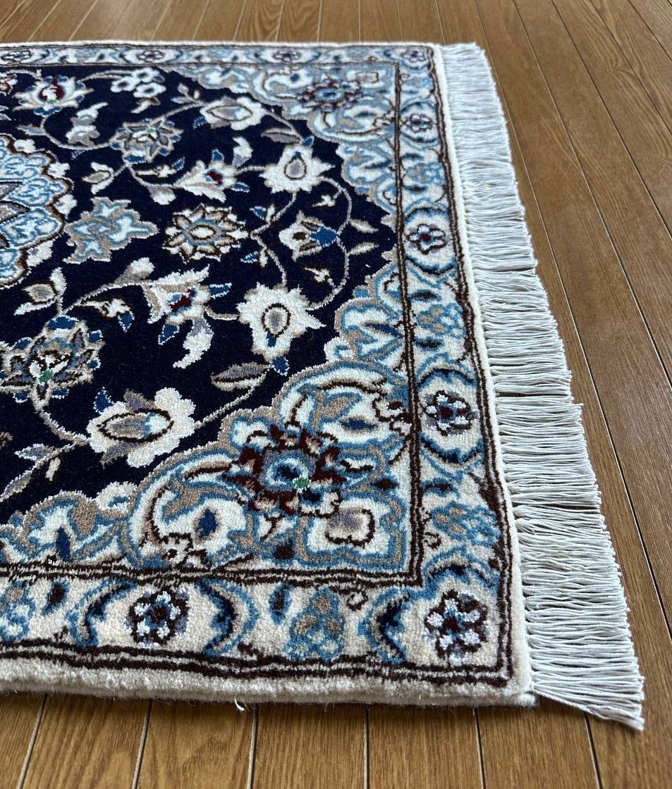 98×70】イラン直輸入☆ナイン産ペルシャ絨毯・カーペット・ラグ 98×70】イラン直輸入☆ナイン産ペルシャ絨毯・カーペット・ラグ