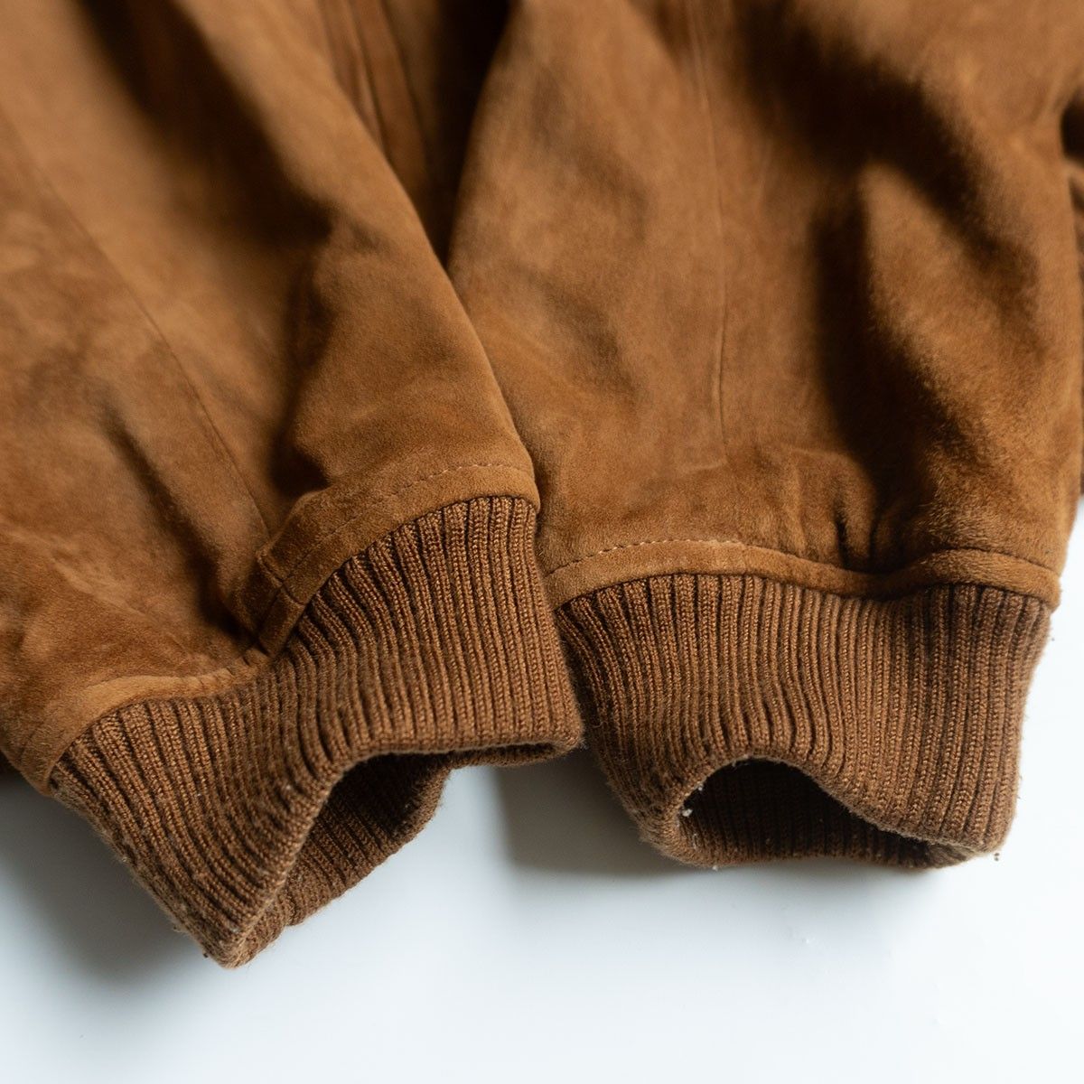 美品】 BROOKS BROTHERS 【スウェード スイングトップ】L ブラウン  