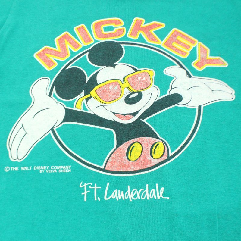 80s USA製 vintage Velva Sheen ミッキーマウス Mickey Mouse 半袖T