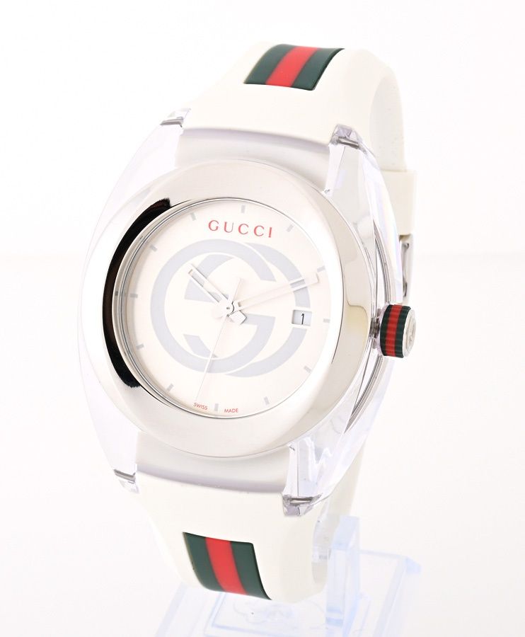 グッチ / GUCCI　シンク/SYNC　YA137102A　クオーツ　インターロッキングG　シルバー文字盤　【中古】 商品番号 B-155883