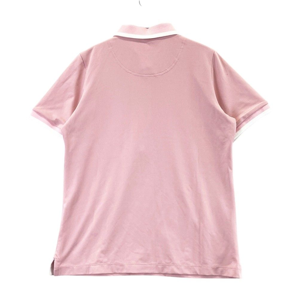 coco 未使用品 エムユースポーツ MU SPORTS レディース 半袖ポロシャツ 40(M) ミント×黒 織り柄入り coco 未使用品 エムユースポーツ MU SPORTS レディース 半袖