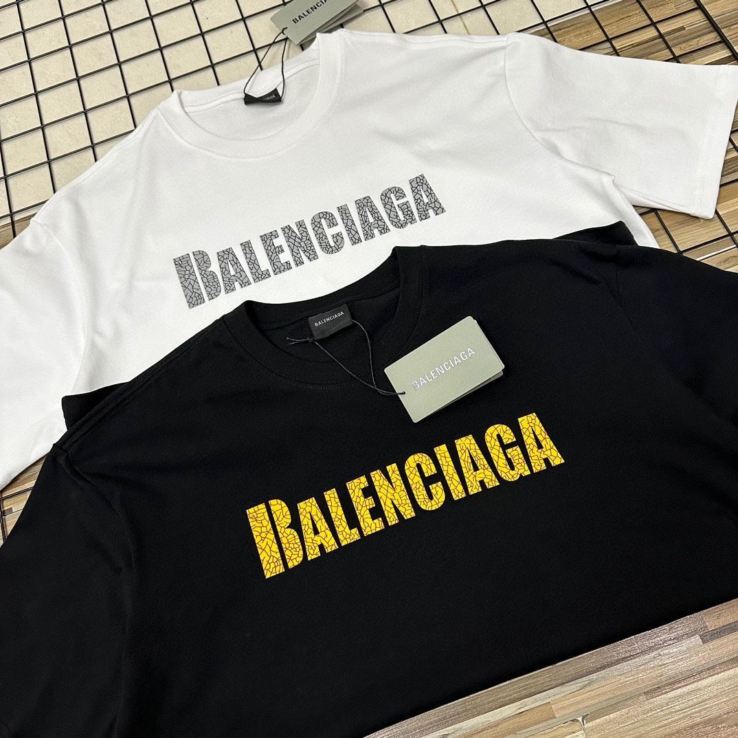 BALENCIAGA 25SS ファッション ニュークラシック ロゴプリント