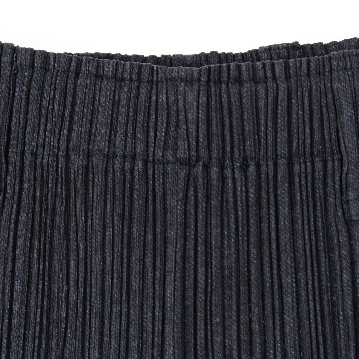 プリーツプリーズ イッセイミヤケ デニム転写 プリーツ パンツ  