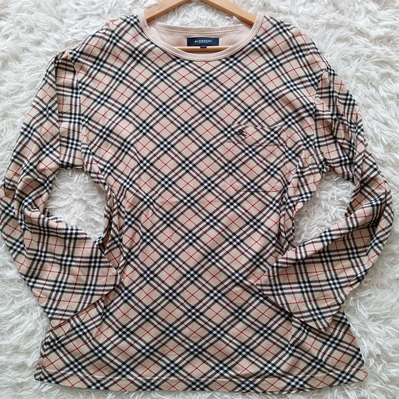 BURBERRY London バーバリーロンドン ロンＴ ノバチェック ホースロゴ