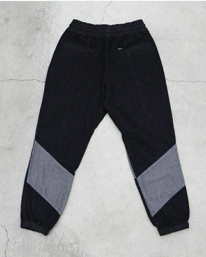 SAPEur DENIM TRACK PANTS ブラック デニム 黒 - メルカリ