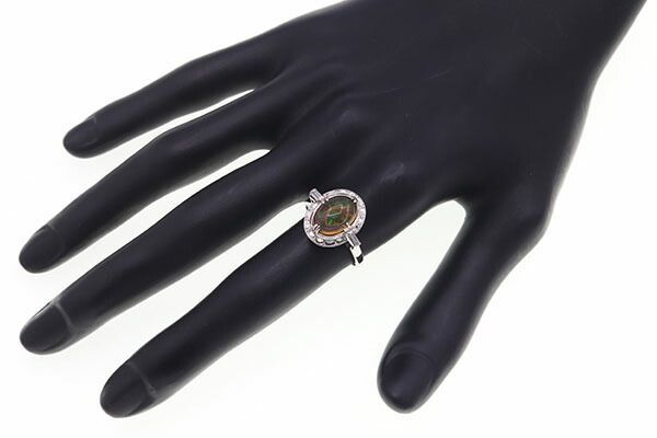 ファイアオパール リング Pm 11.5号 中古 指輪 アクセサリー - メルカリ 
