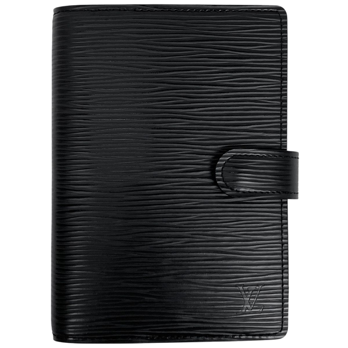 ルイ ヴィトン Louis Vuitton アジェンダ PM 手帳カバー システム手帳 手帳 ブックカバー エピ ノワール ブラック R20052 レディース