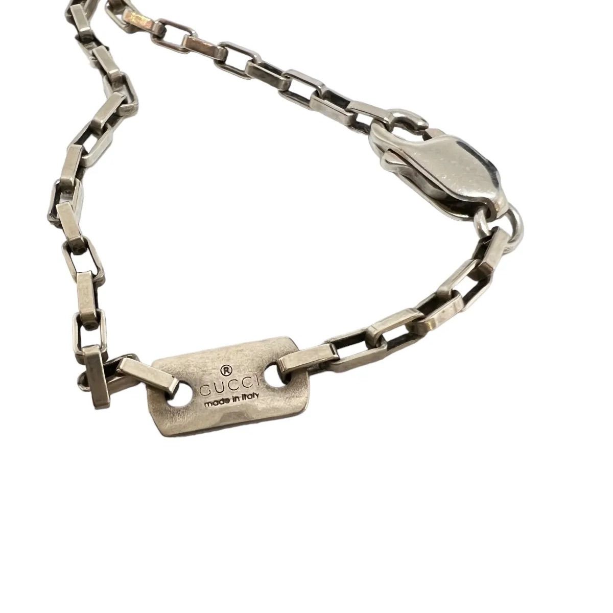 GUCCI グッチ プレートネックレス 1567 F1 SV925 - メルカリ