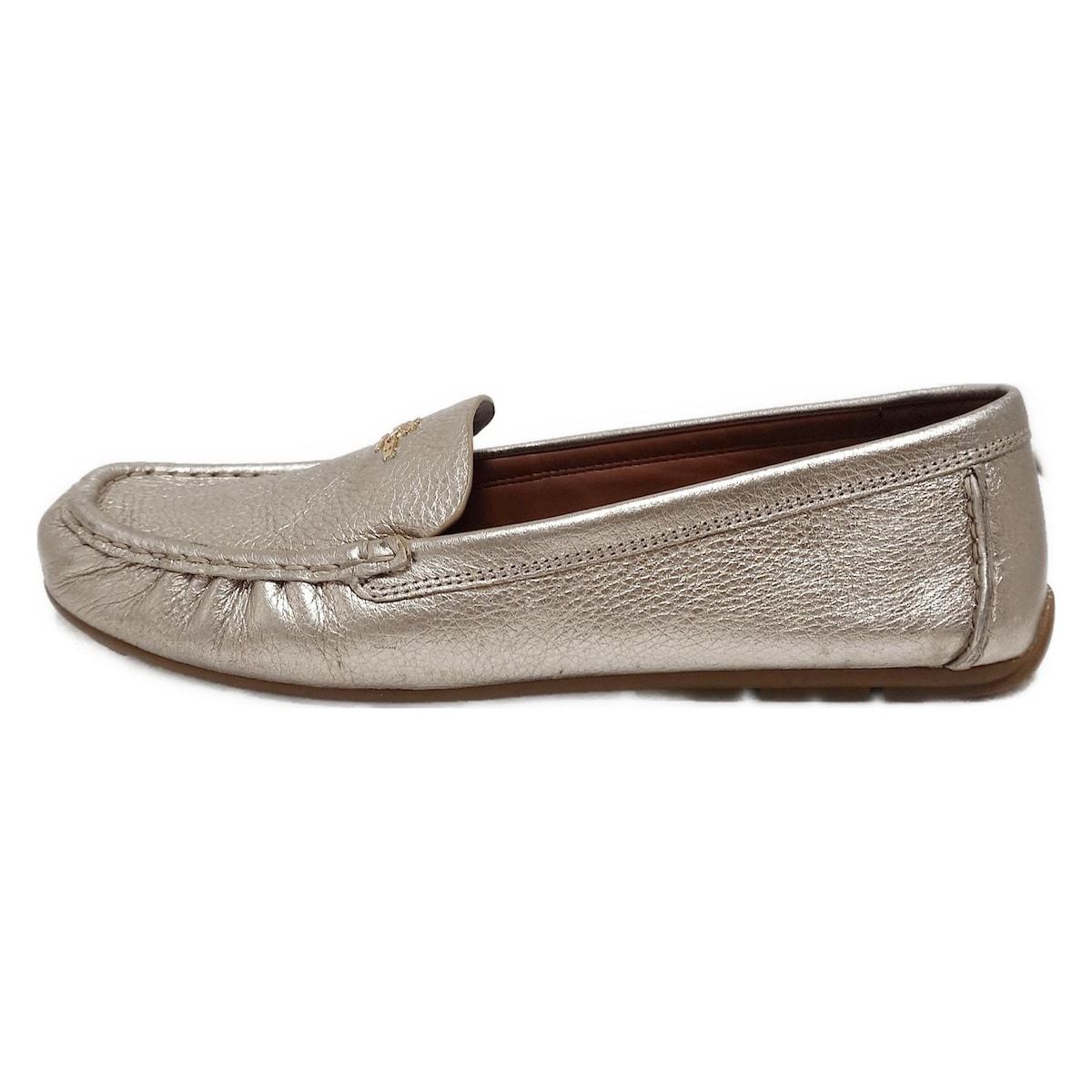 COACH コーチ ドライビングシューズ EUR 40.5 ユニセックス - シルバー レザー