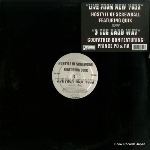 レコード】HOSTYLE / GODFATHER DON live from new york / 3 the