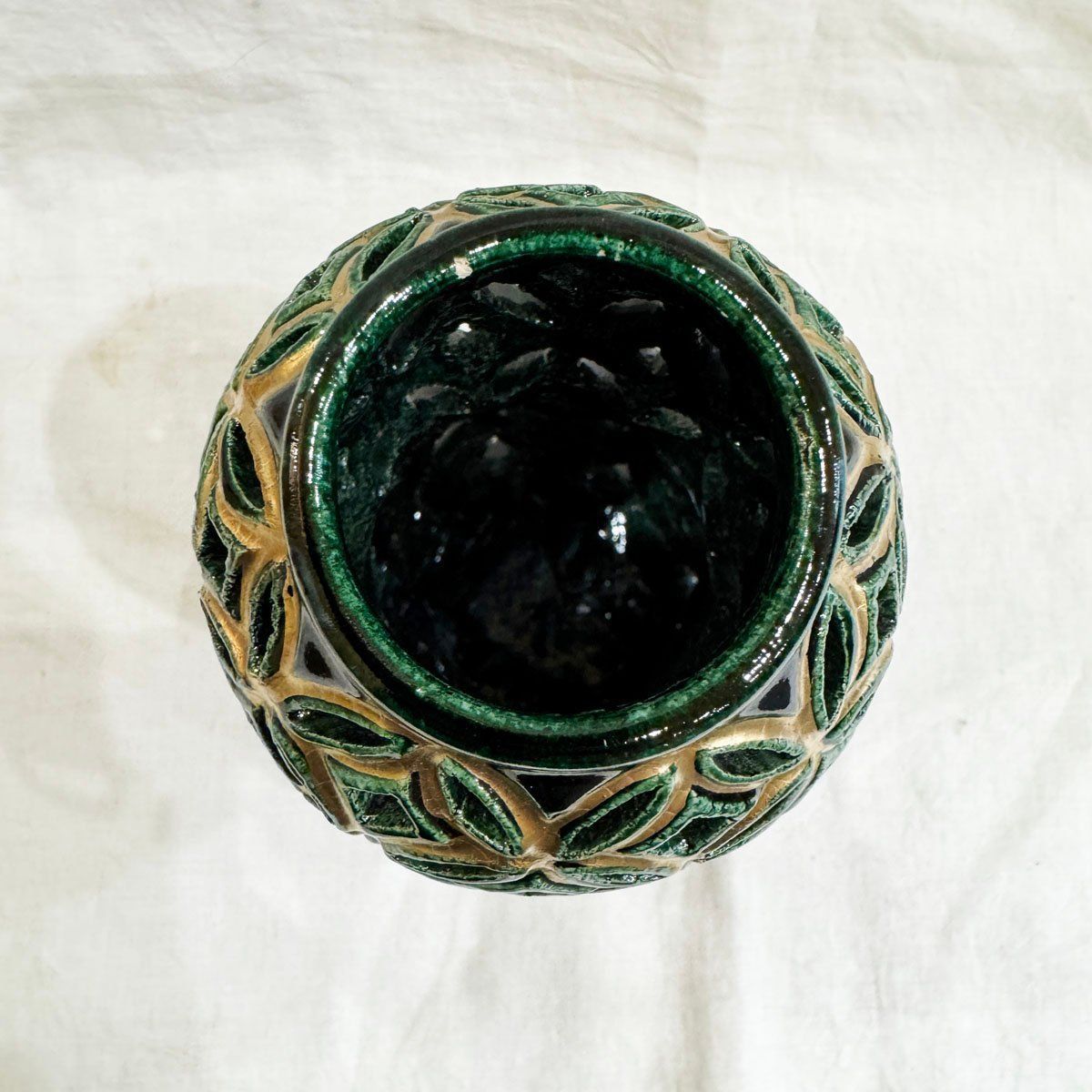 杓立 大樋七宝透 泉喜仙 杓立 中古○泉喜仙 作