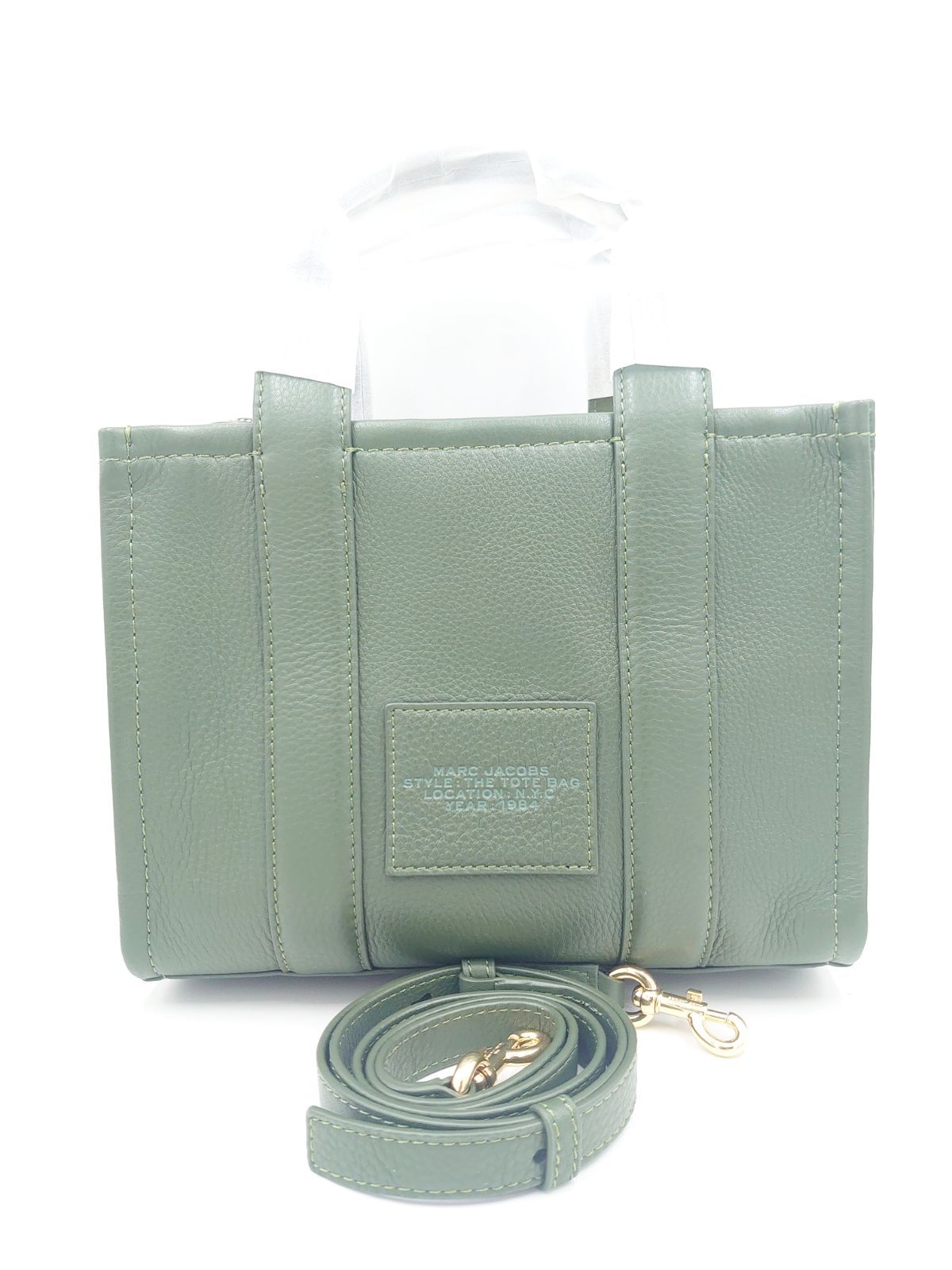 MARC JACOBS マーク ジェイコブス トートバッグ 2way グリーン - メルカリ