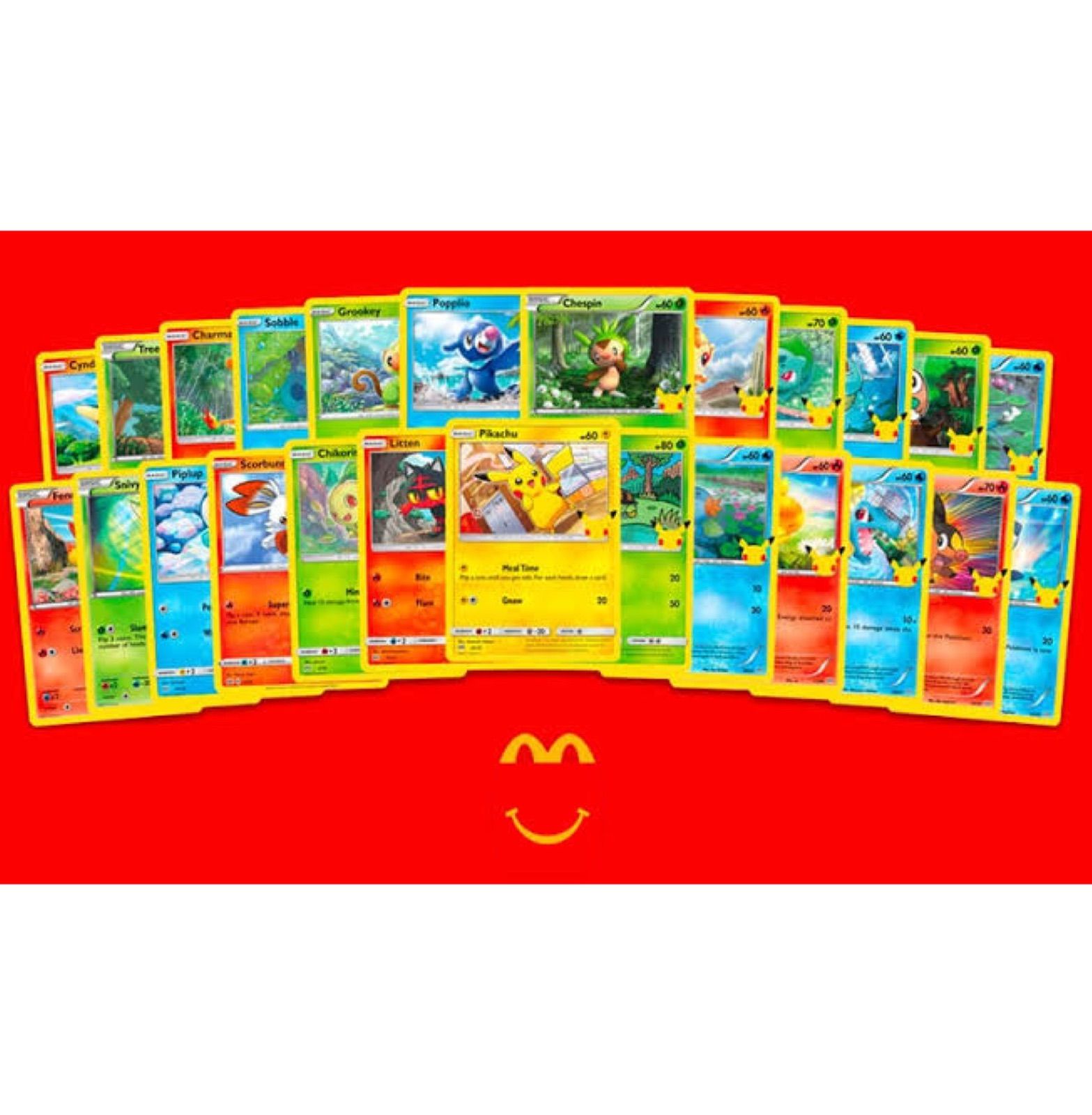 5パックまとめ売り】海外限定 ポケモンカード マクドナルド ハッピー