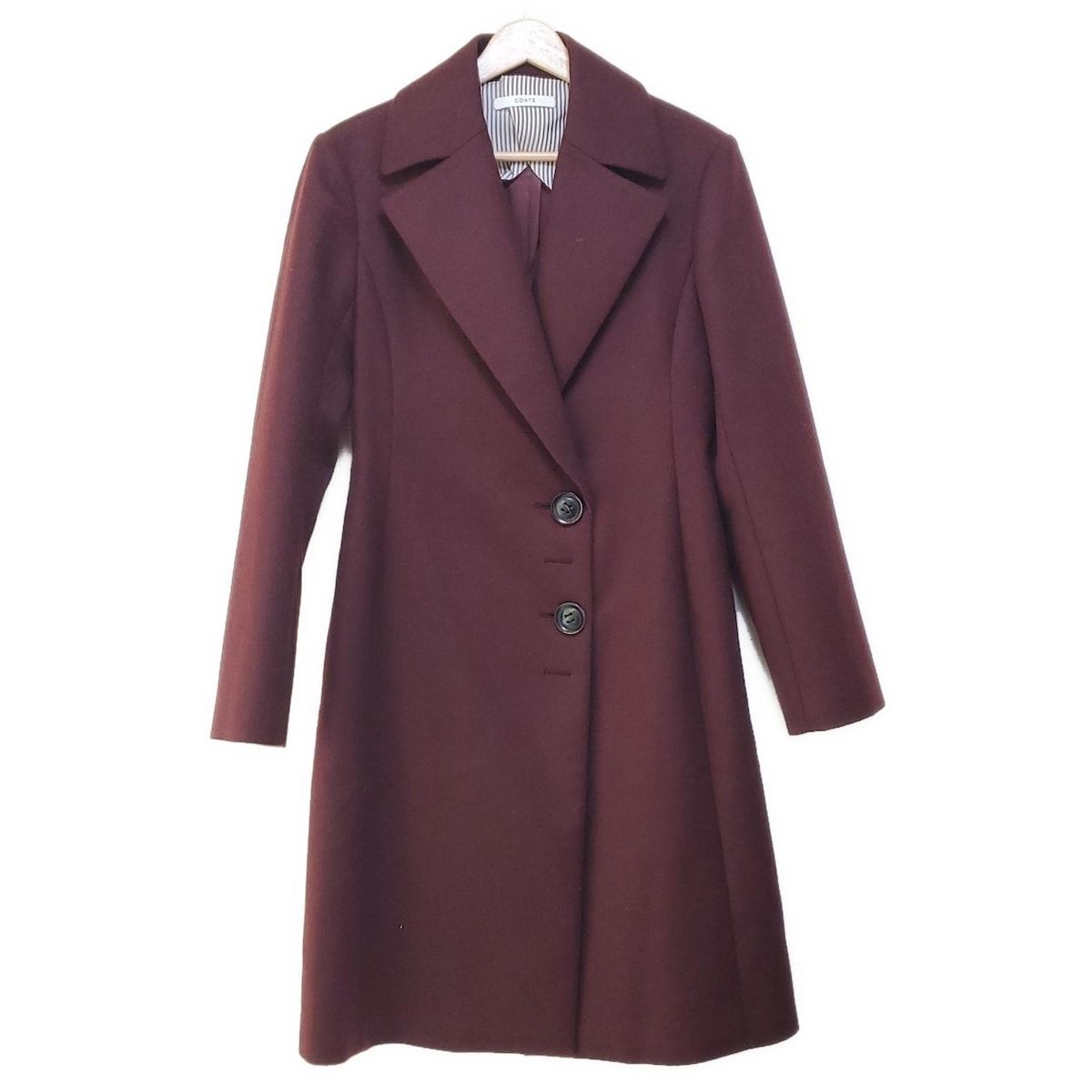 COATE(コート) コート レディース - ダークブラウン 長袖/冬 - メルカリ 