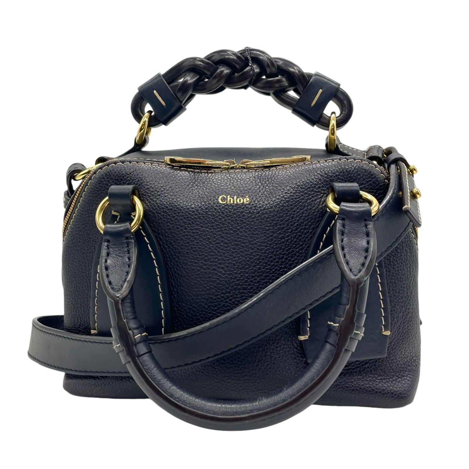 美品 クロエ ハンドバッグ ダリア Chloe 2way レディース ショルダー 