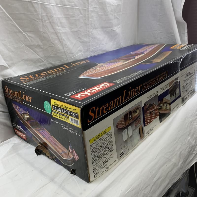 開封・箱イタミ KYOSHO ラジコンボート ストリームライナー プロポ付きコンプリートセット 91