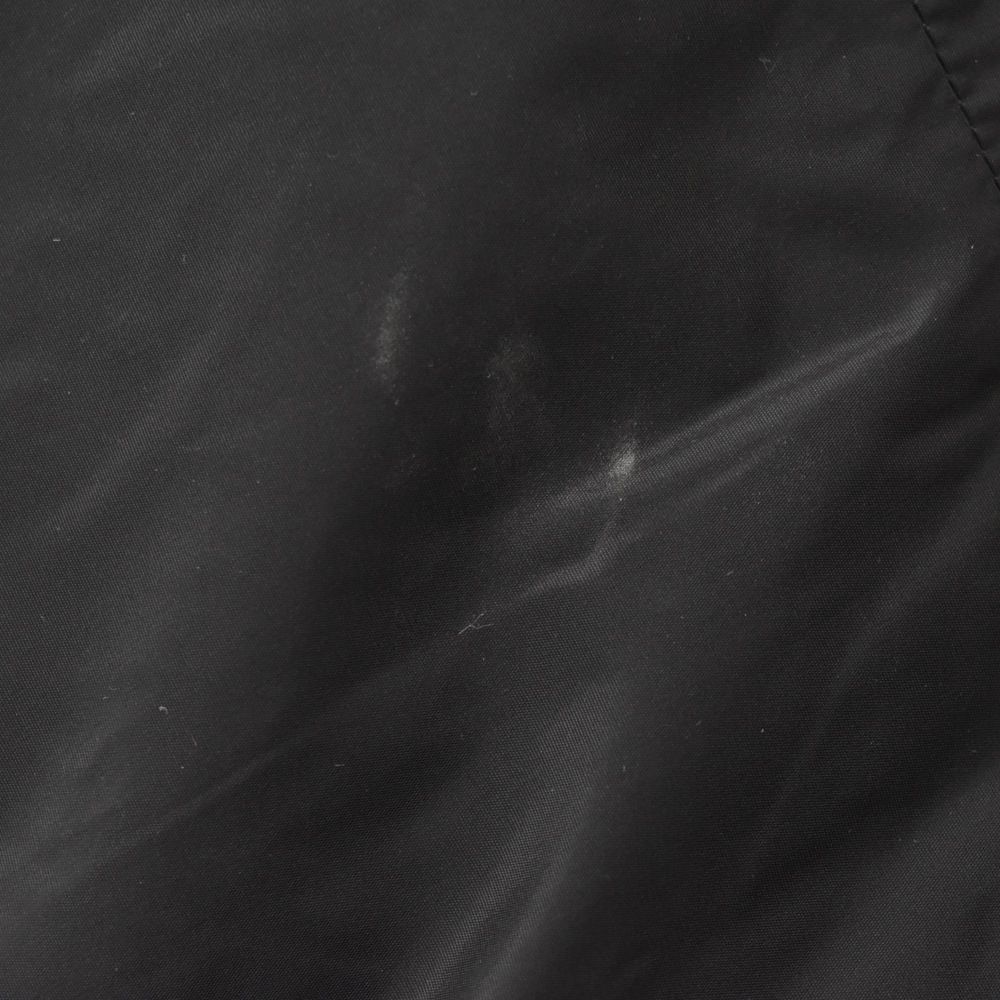 PRADA プラダ 2015年製 ベルト付き ナイロン コート ブラック 29G837