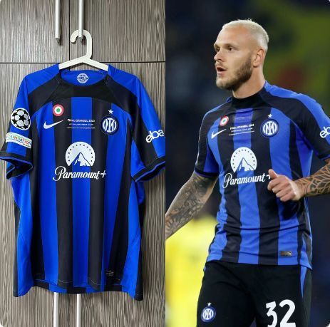 ナイキ正規品 インテル 22-23 ディマルコ CLファイナル ユニフォーム