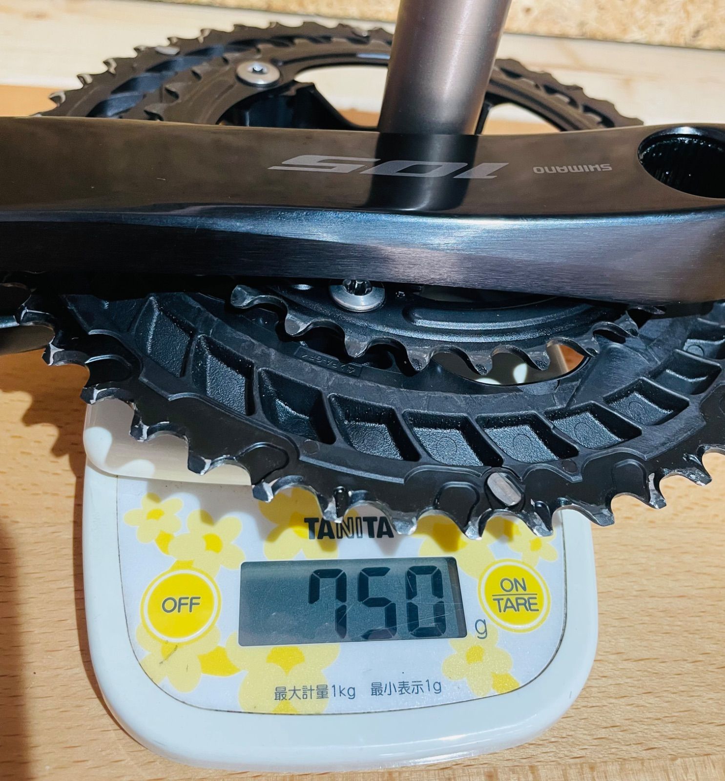 美品】 シマノ 105 FC-R7100 12S 170mm 50-34T クランクセット